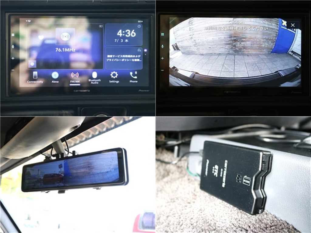 ディスプレイオーディオ、バックカメラ、ETCは新品をインストール！