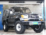 トヨタ ランドクルーザープラド プラド5ドア3.0DT EXワイド 4WD ブラックカスタム ジムライン16AW＆ジオランダーMT 福岡県の詳細画像 その4