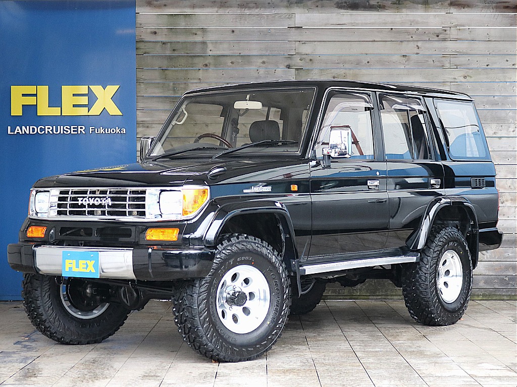 トヨタ ランドクルーザープラド プラド5ドア3.0DT EXワイド 4WD ブラックカスタム ジムライン16AW＆ジオランダーMT 福岡県