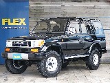 トヨタ ランドクルーザープラド プラド5ドア3.0DT EXワイド 4WD ブラックカスタム ジムライン16AW＆ジオランダーMT 福岡県