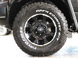 ブラックカラーPKG専用ホイールにTOYOオープンカントリーRTタイヤの組み合わせ♪