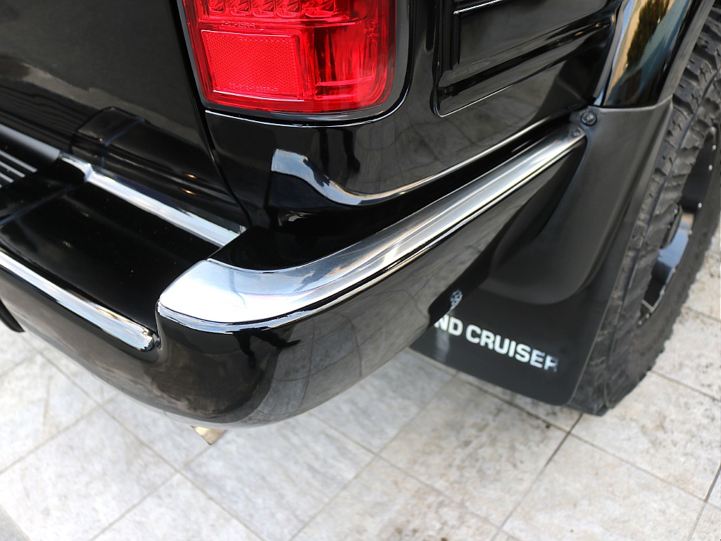 リヤバンパーもメッキがあしらわれています！