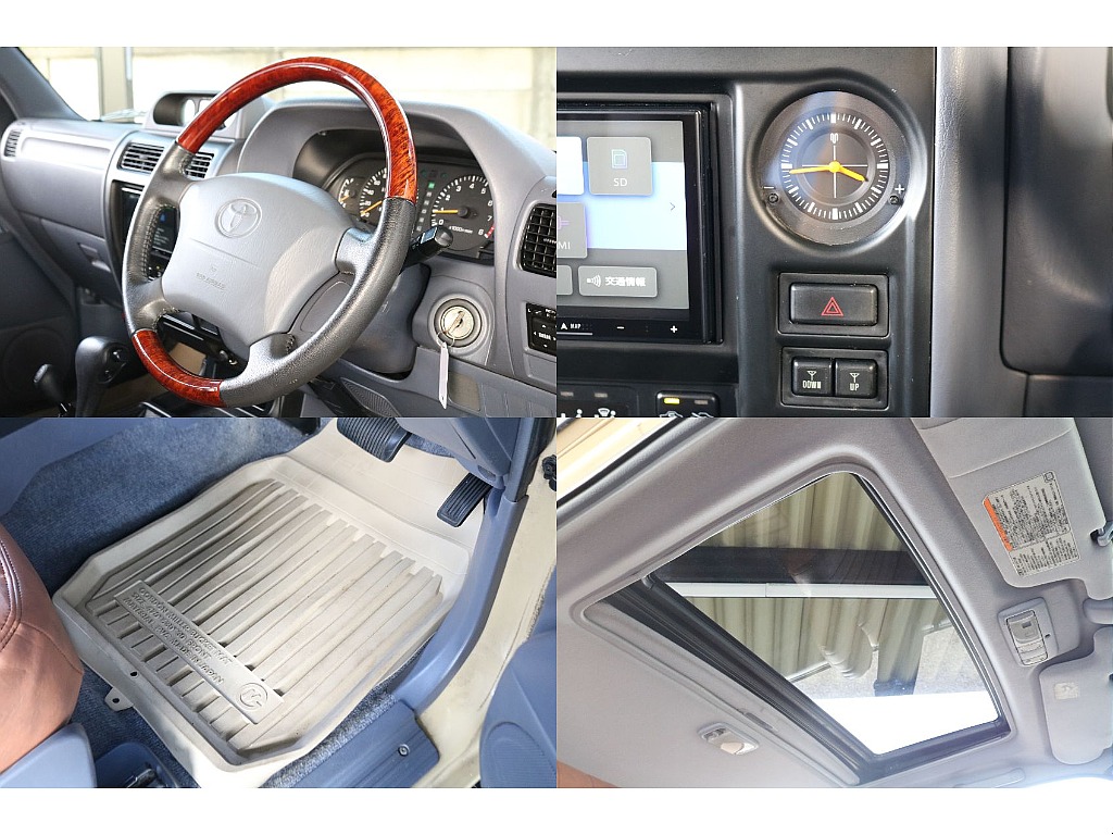 あったら嬉しいサンルーフ装備車両！ステアリングの交換もご相談ください♪