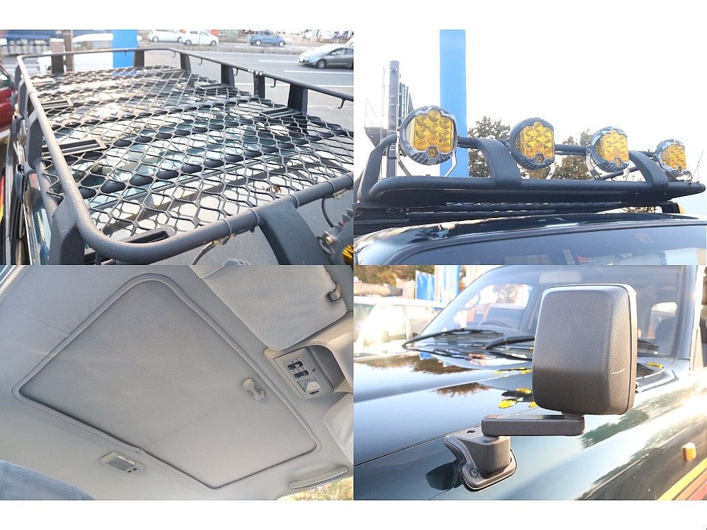 ルーフラック＆ワークライト＆ヒッチメンバー装備済み！ 多くの荷物を積むことができます！日本一周も夢じゃないかも！？