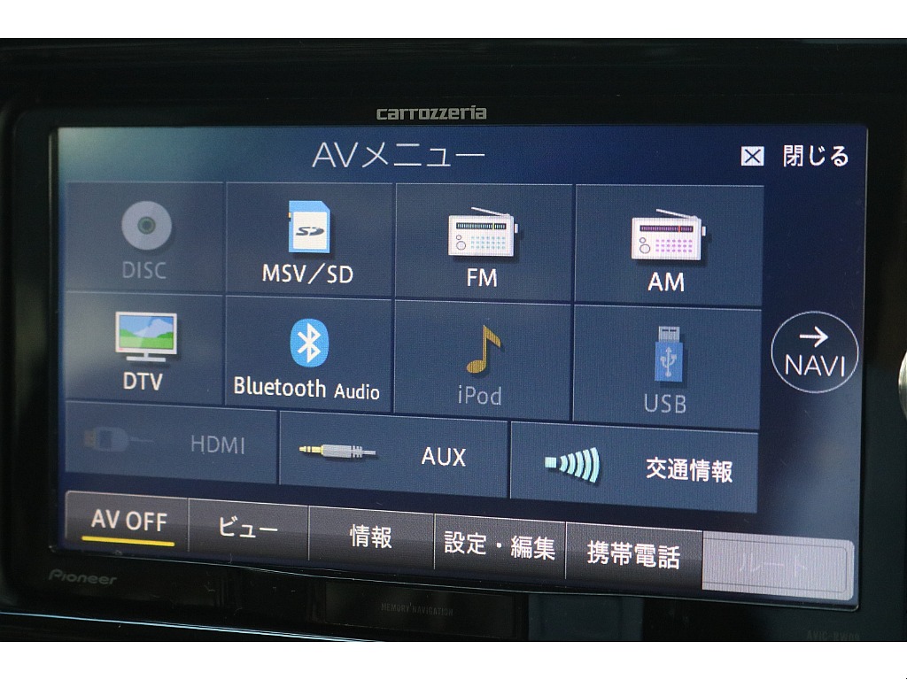 Bluetoothオーディオ対応ナビ！