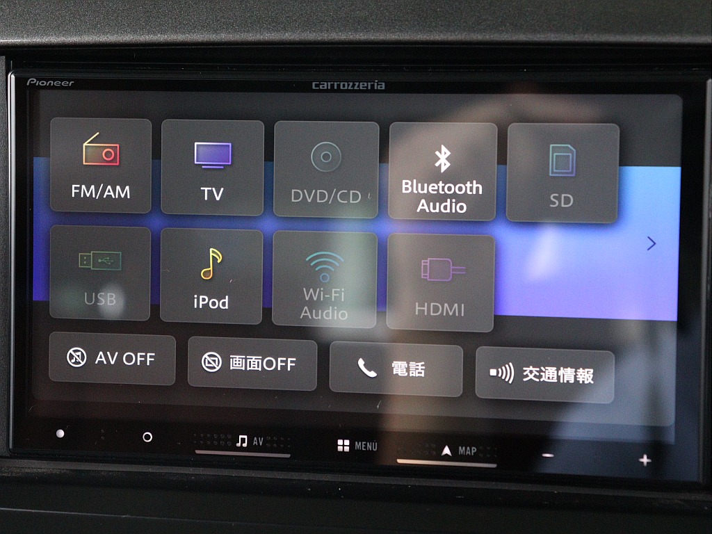 Bluetooth対応カロッツェリアナビ！