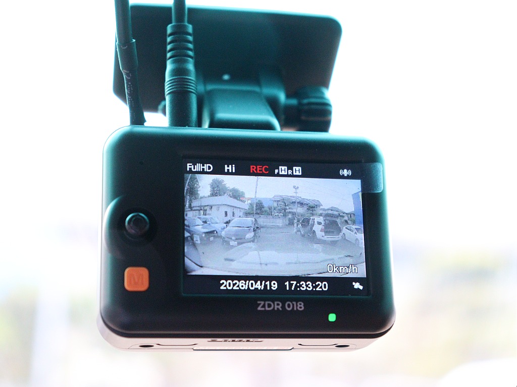 前後ドライブレコーダー！