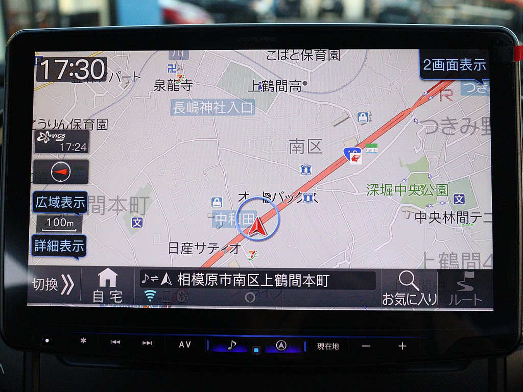 【新品】ALPINE　BIG-Xインストール！ フルセグナビやDVD、CD再生可能！もちろんBluetoothやcarplay、android autoも使用可能！