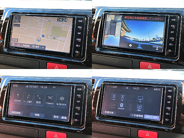 安心安全のトヨタ純正7インチナビです☆