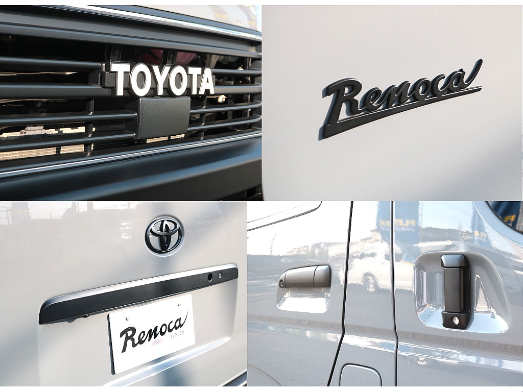 TOYOTAロゴや各部マットブラック塗装☆