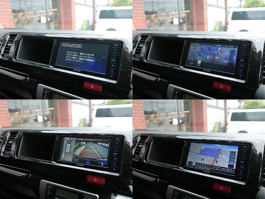Kenwood製フルセグSDナビは走行中の視聴、Bluetooth接続も可能です☆