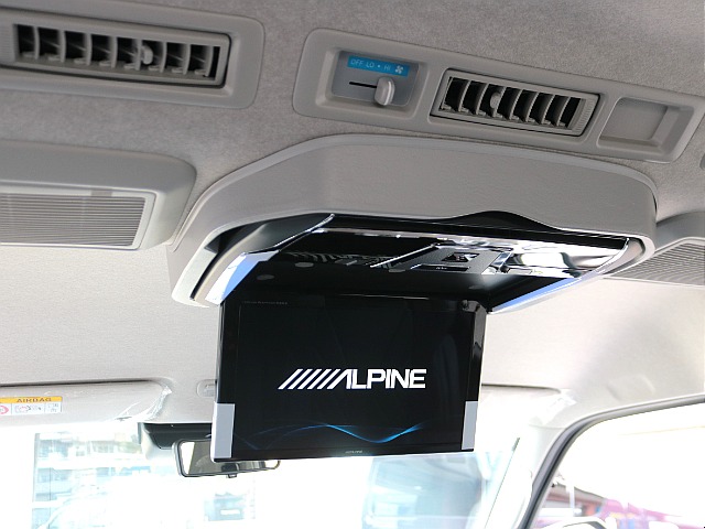 ダブルゾーン対応12.8インチ大型フリップダウンモニター☆