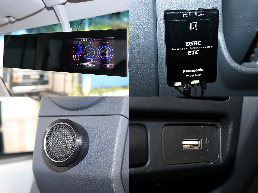 ETCをはじめ、COMTEC ZERO Series　レーダーやＵＳＢポートなど、あると嬉しい装備がインストール済み！