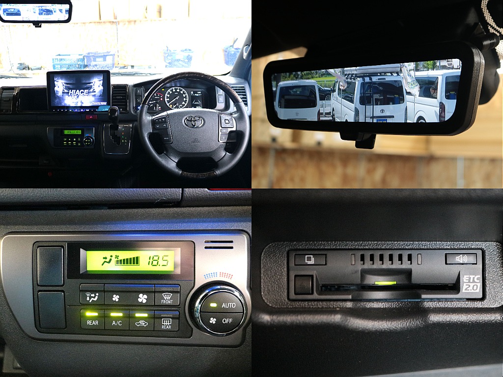 デジタルインナーミラーやパノラミックビューモニターなどメーカーオプションも充実☆