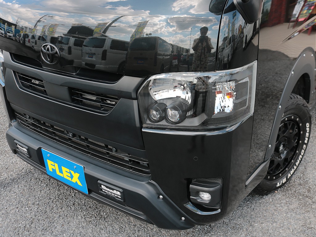 拘りのTRDフロントスポイラーもマットブラック塗装☆
