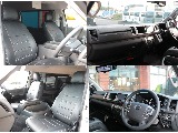 全席黒革調シートカバーを新品装着☆