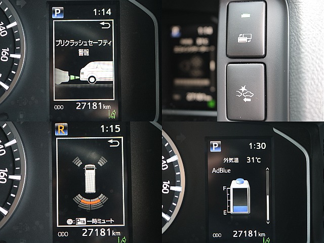 プリクラッシュセーフティーやクリアランスソナーなど安全装備も充実☆