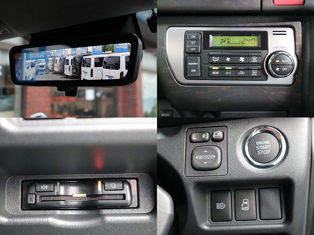 デジタルインナーミラーやパワースライドドアなど定番のメーカーオプションも装備済み☆