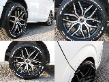 Delf01　18インチアルミホイール×新品YOKOHAMAパラダホワイトレタータイヤ☆