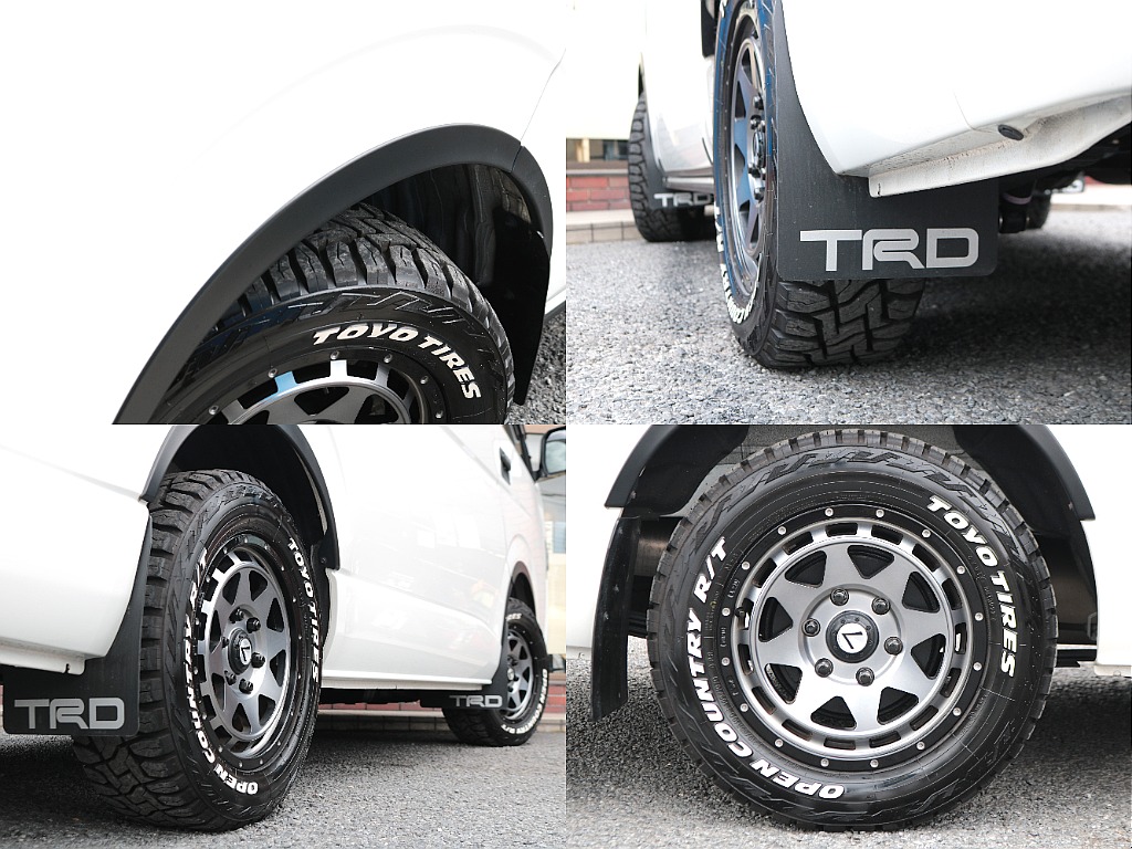 TRDマットフラップでよりオフロード感を演出☆