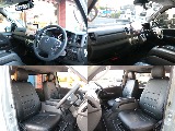 全席黒革調シートカバーを装着☆