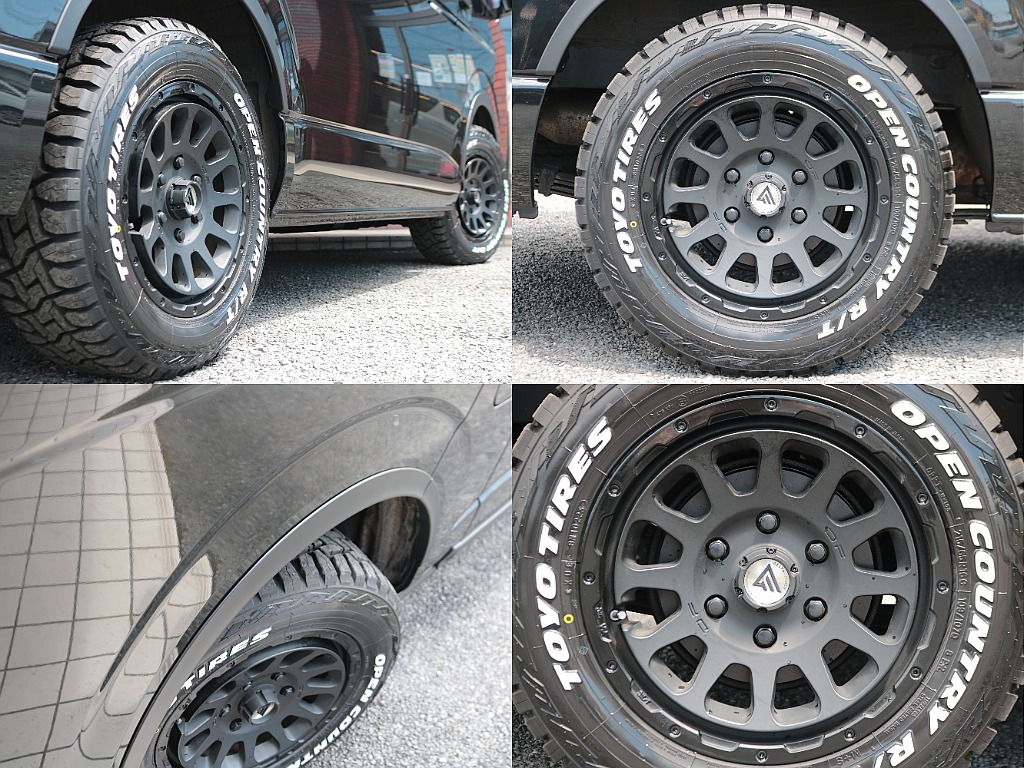 デルタフォース16インチアルミホイール×新品TOYOオープンカントリーR/Tタイヤ☆