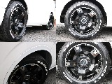 Delf03　17インチアルミホイール×ナスカーホワイトレタータイヤ☆