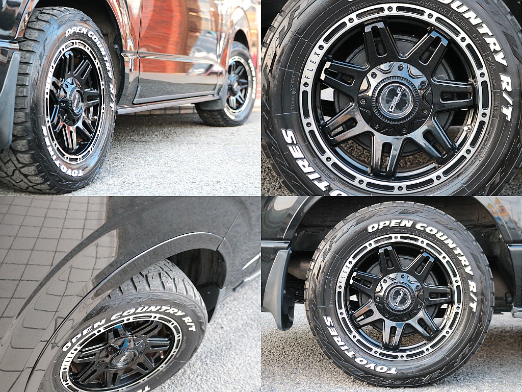Delf04　16インチアルミホイール×TOYOオープンカントリーR/Tタイヤ☆