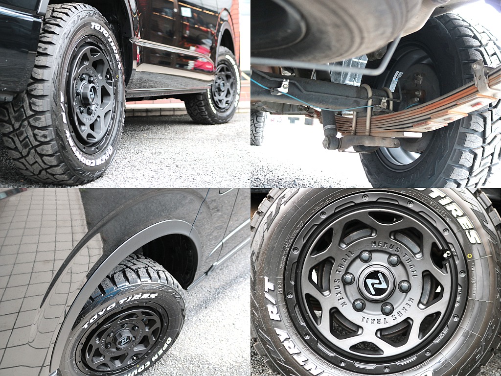 NT-1　16インチアルミホイール×TOYOオープンカントリーR/Tタイヤはどちらも新品装着☆