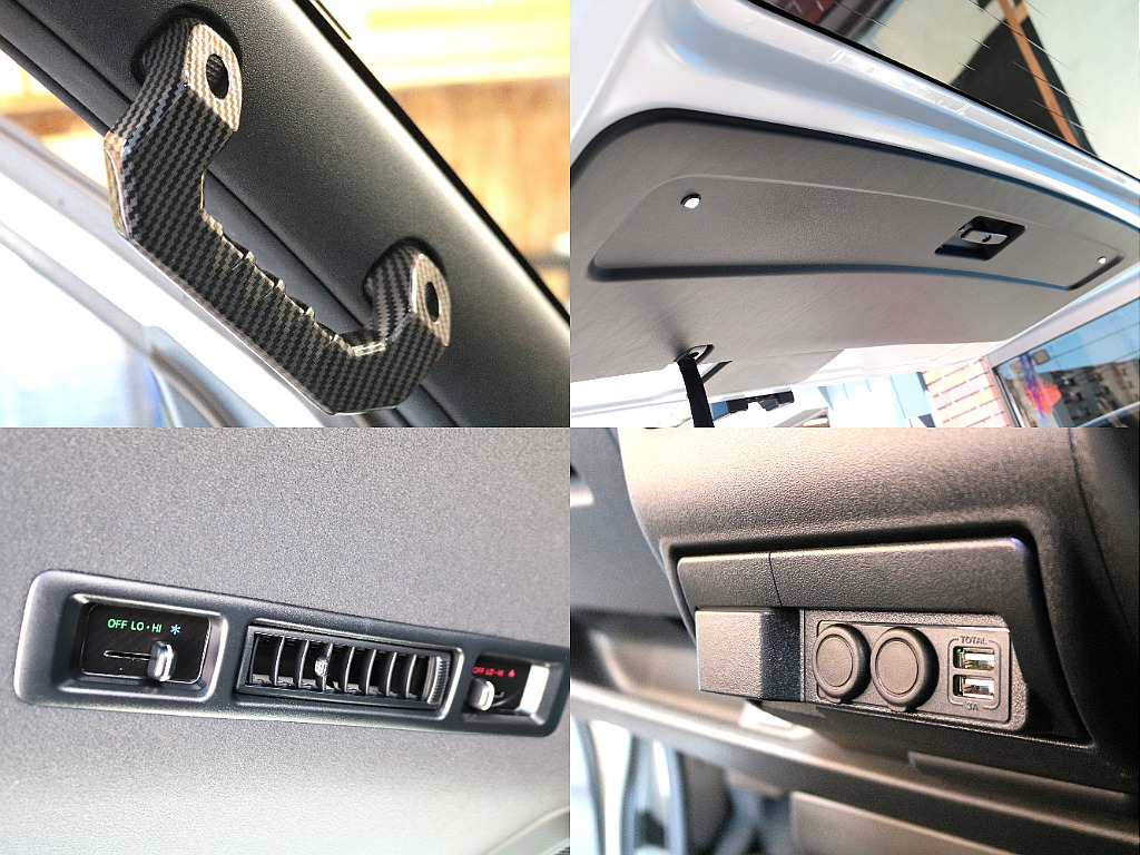 リアヒータースイッチ移設など細かいカスタムも施工済み☆