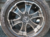 ワイルドディープス17インチアルミホイール×ダンロップRV503バンタイヤ☆