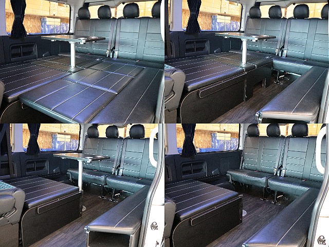 FLEX内装アレンジR1！センターテーブル収納可能ベットマット車中泊仕様☆