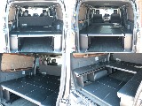 車中泊ベットキットに床張りフローリングフロア☆