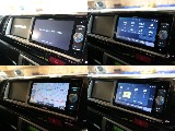 トリプルモニターでルート案内中もTVも隣のモニターで楽しめます☆