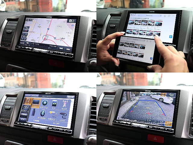 8インチフルセグナビはHDMIスマホミラーリング対応！走行中の視聴も可能です☆