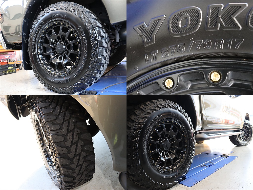 YOKOHAMAジオランダー　X-ATタイヤにＫＭＣ　17インチアルミホイールのコンビネーション１