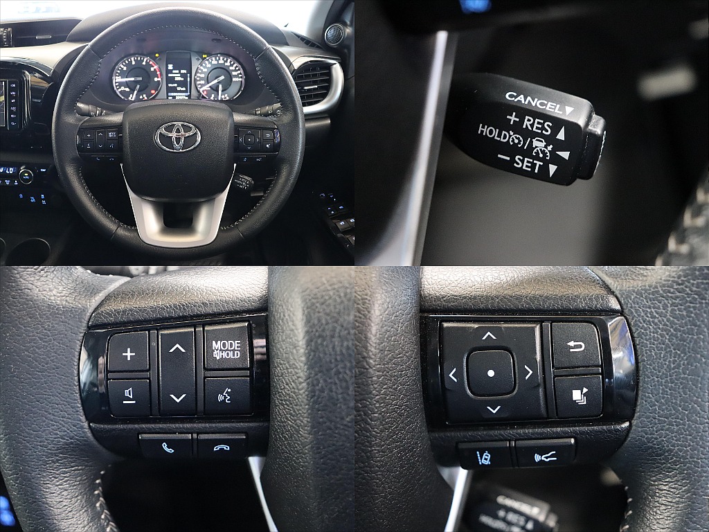 純正ステアリング！クルーズコントロールもお使いいただけます！