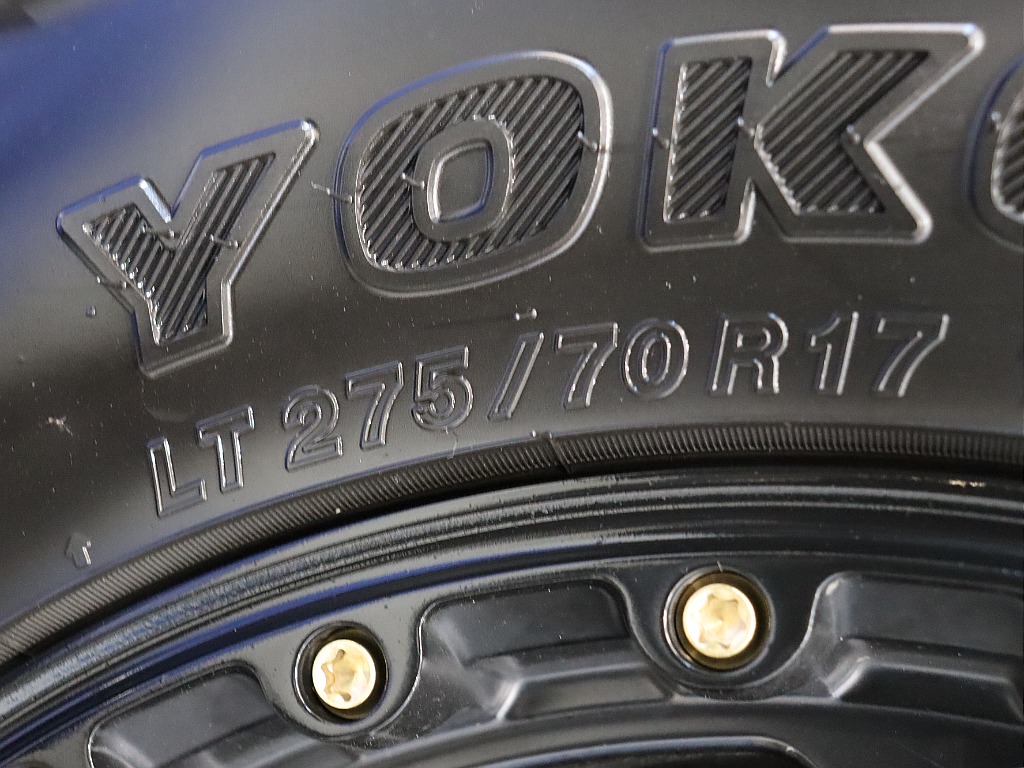 タイヤサイズ！