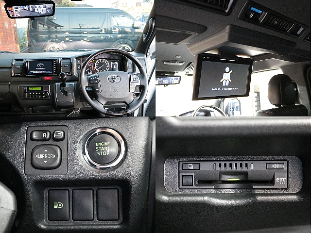 大型フリップダウンモニターにHDMIスマホミラーリング対応☆