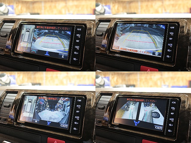 パノラミックビューモニターで360度リアルタイム映像で周囲の状況をご確認頂きます☆