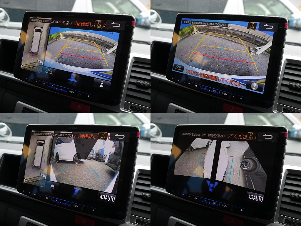 パノラミックビューモニターで360度リアルタイム映像で周囲の状況をご確認頂けます☆