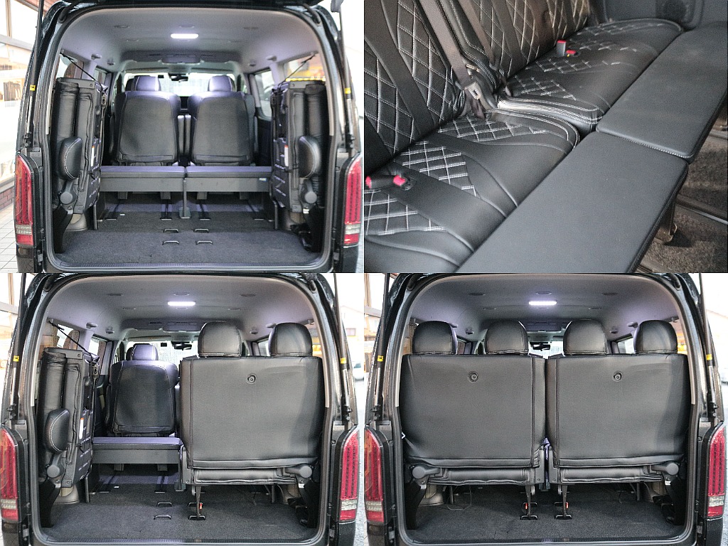 広々ラゲッジスペースに4列目にはスマートベットキットも装備され快適間違いなし☆