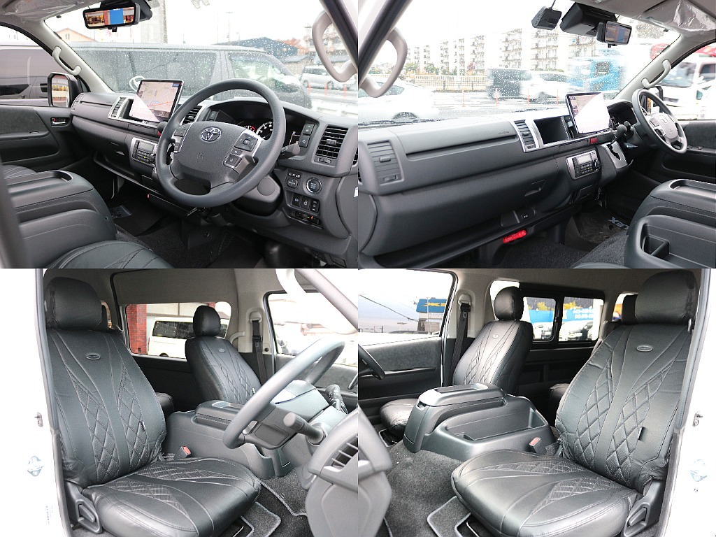 全席ダイヤキルトシートカバーを装着☆