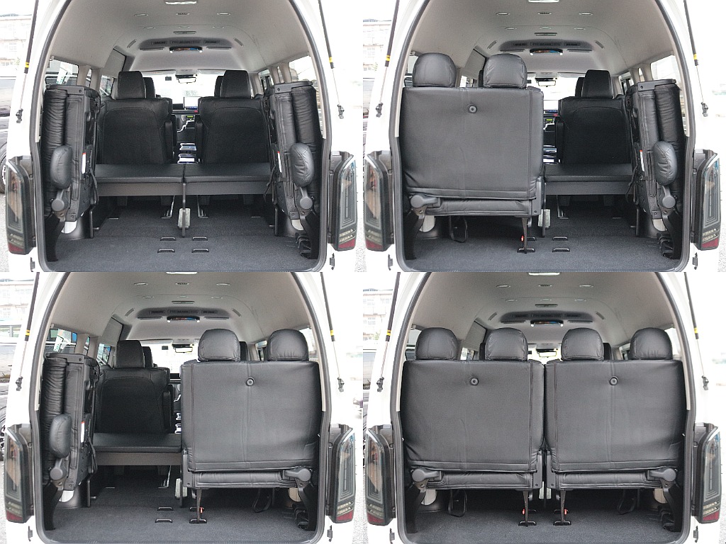 跳ね上げシートで更に広大なラゲッジスペースも確認が可能☆