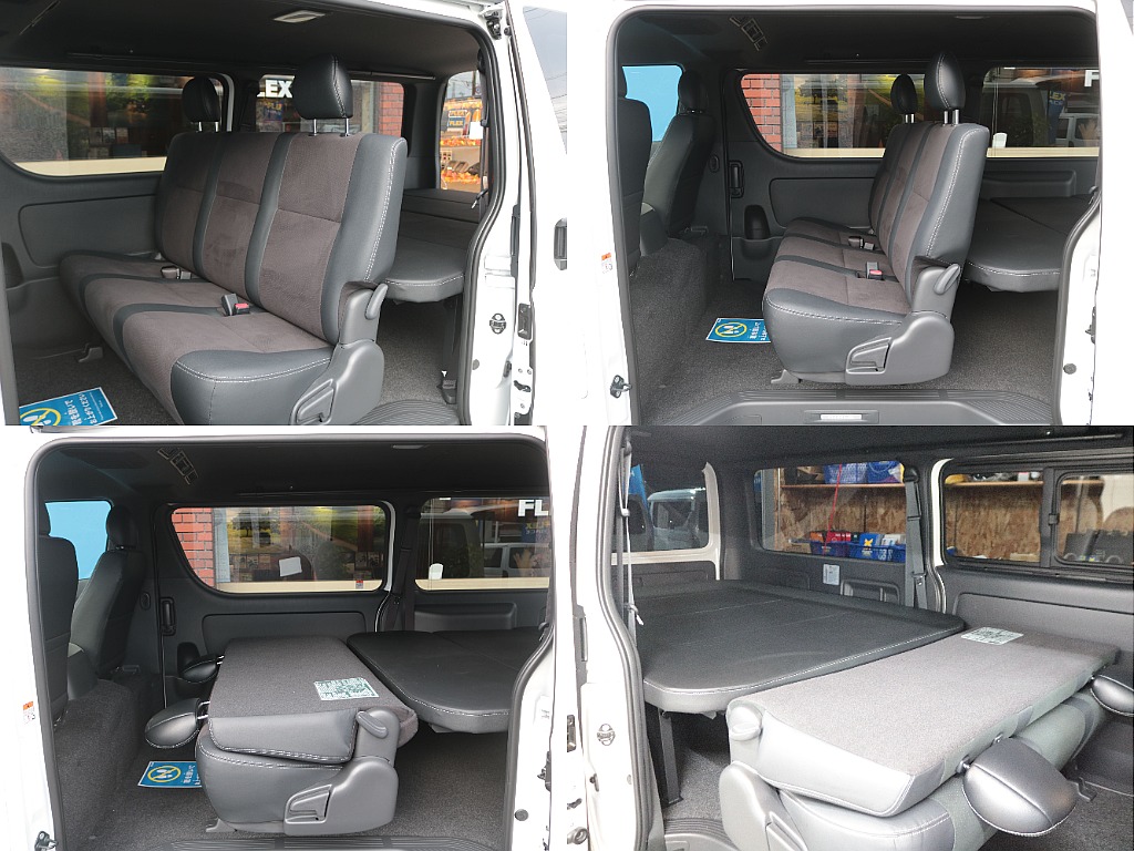 セカンドシートは多彩なシートアレンジが可能☆