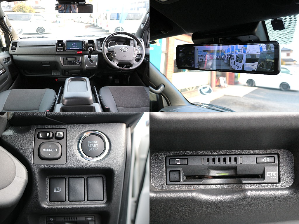 ミラー型前後ドラレコでデジタルミラーの役割も☆