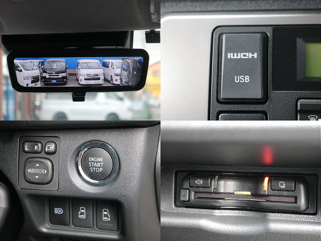 デジタルインナーミラーや両側パワースライドドアなど充実のメーカーオプション☆