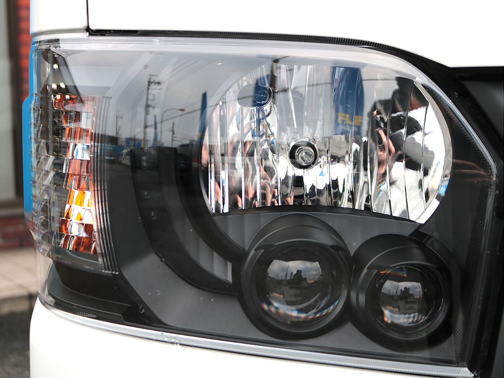 ヘッドライトインナーブラック塗装☆