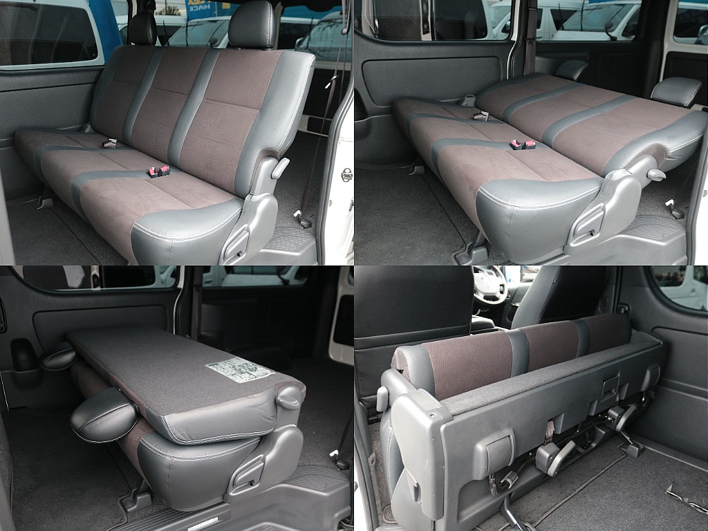 セカンドシートは可倒式で広々ラゲージスペースも確保可能☆