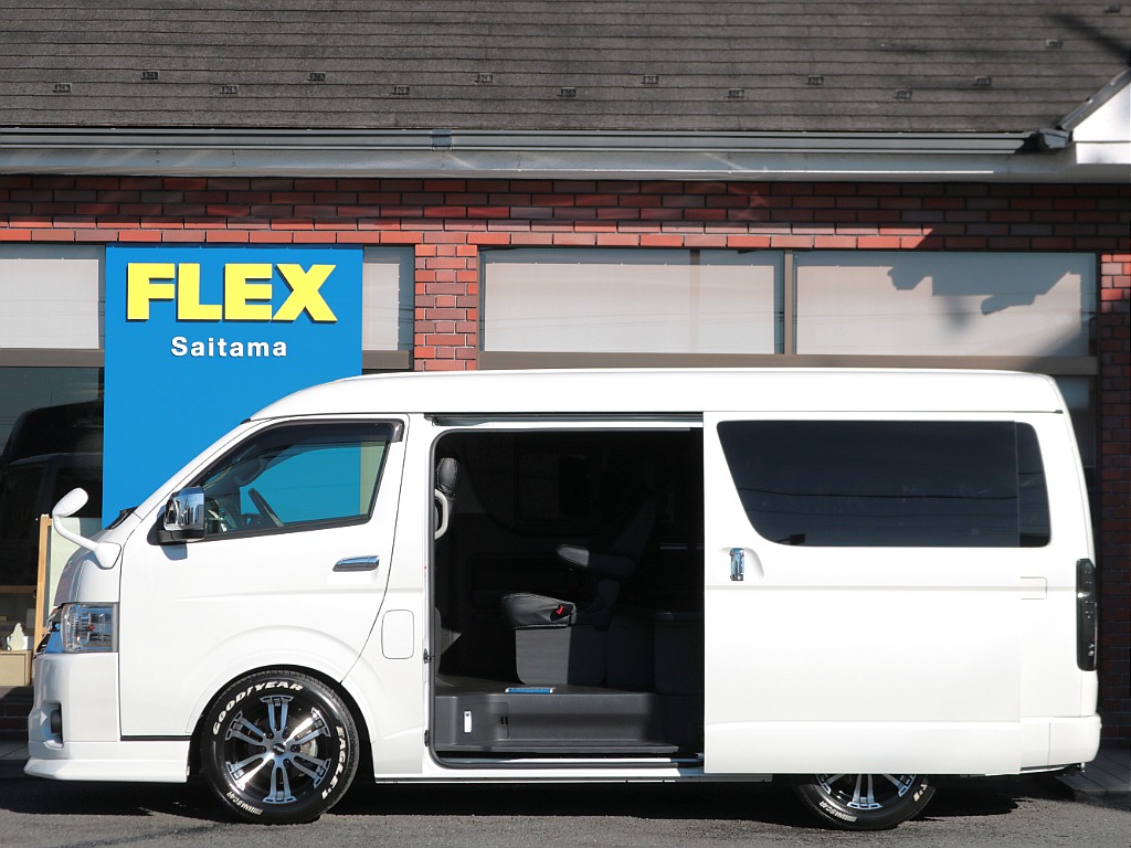 広々とした開口部で乗り降り楽々☆